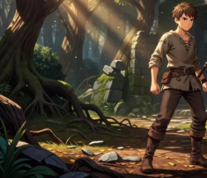 Kuro – główny protagonista Evoland 2